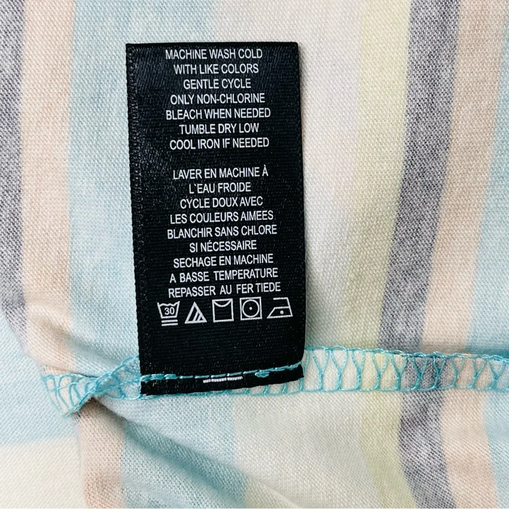 AFRM Turquoise Stripe Jorja Knit Top Size 2XL NWT - Picture 8 of 10